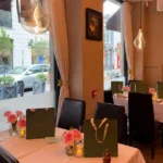 Dining area at Bella Cucina restaurant in Dalkey